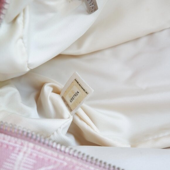 Authentic Preowned Chanel Pink Nylon New Travel Line Shoulder Bag - Picture 14 of 16